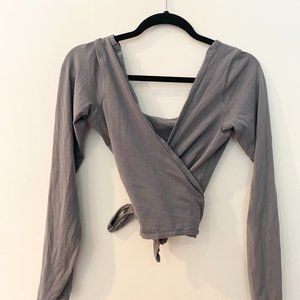 COPY - Lululemon Reversible Lightweight Wrap Top Size 6